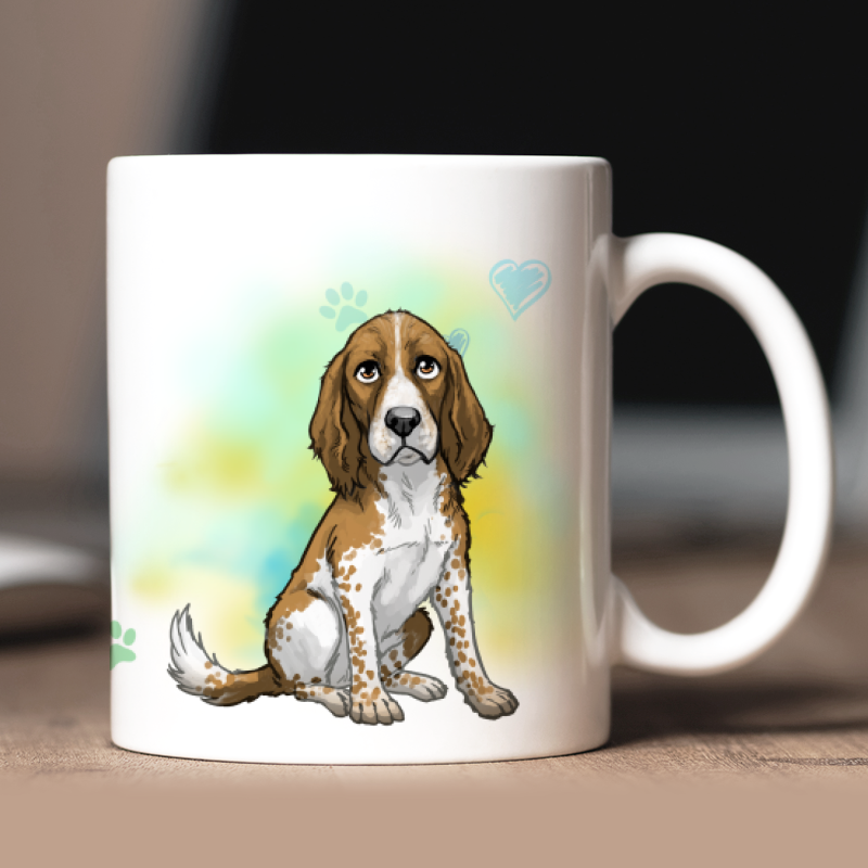 Personalisierte Englischer Setter Tasse mit Avatar und Text