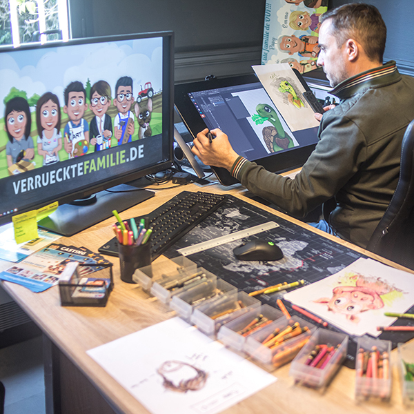 verrückte familie team